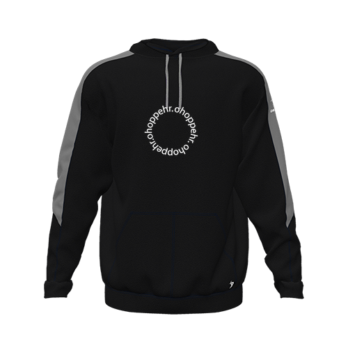 [CUS-DFW-HOOD-FLC-LSL-BLK-YXS-LOGO2] Hoodie (Youth XS, Black, Logo 2)