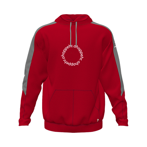 [CUS-DFW-HOOD-FLC-LSL-RED-YXS-LOGO2] Hoodie (Youth XS, Red, Logo 2)