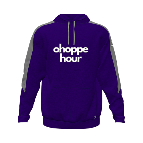 [CUS-DFW-HOOD-FLC-LSL-PUR-YXS-LOGO1] Hoodie (Youth XS, Purple, Logo 1)