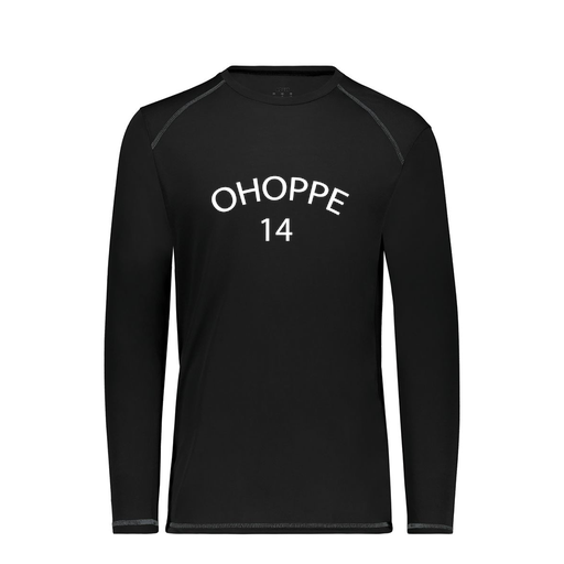 [6845.080.S-LOGO3] Men's SoftTouch Long Sleeve (Adult S, Black, Logo 3)