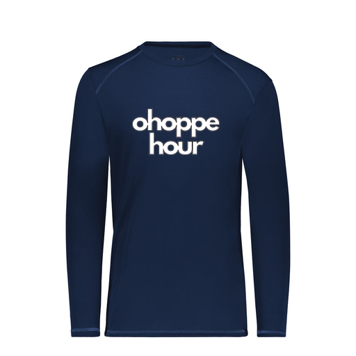 [6846.065.S-LOGO1] Youth SoftTouch Long Sleeve (Youth S, Navy, Logo 1)