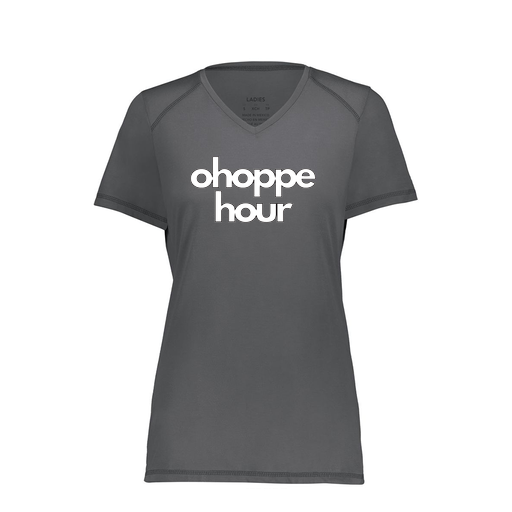 [6844.98D.XS-LOGO1] Women's SoftTouch Short Sleeve (Female Adult XS, Gray, Logo 1)