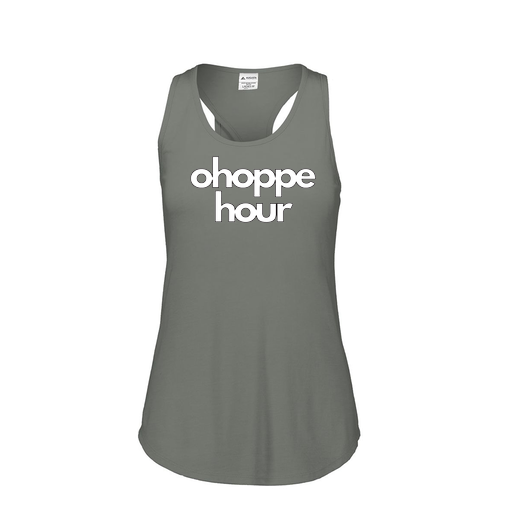 [FT0TUBGY-FAS-LOGO1] Ladies Tri Blend Tank Top (Female Adult S, Gray, Logo 1)