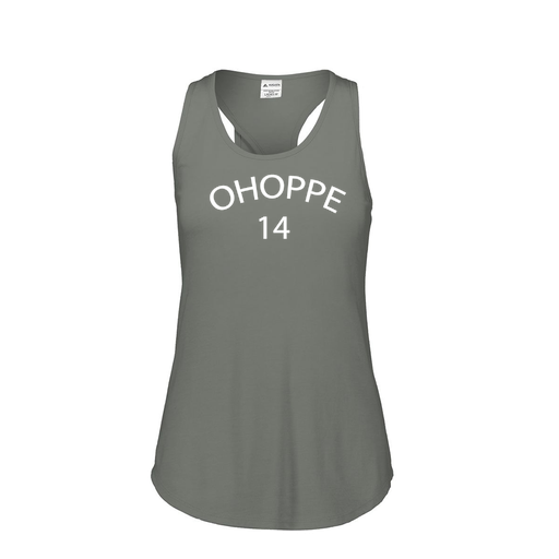 [FT0TUBGY-FAS-LOGO3] Ladies Tri Blend Tank Top (Female Adult S, Gray, Logo 3)