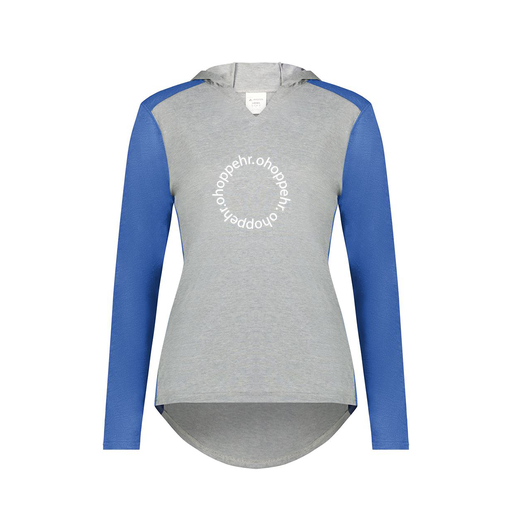 [6902.28V.XS-LOGO2] Ladies Vintage Hoodie (Female Adult XS, Royal, Logo 2)