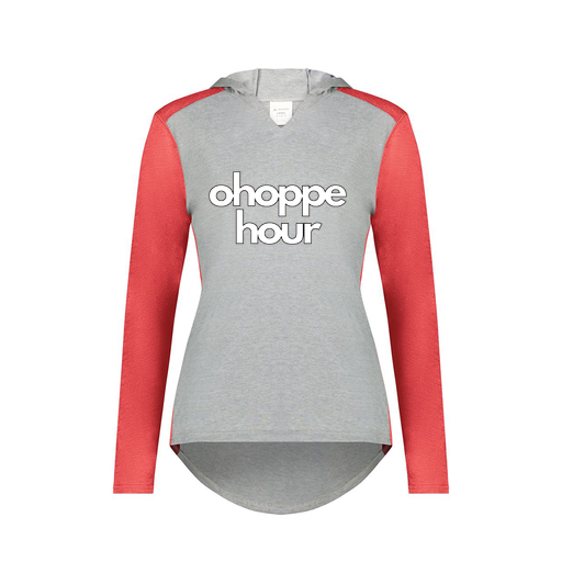 [6902.27V.XS-LOGO1] Ladies Vintage Hoodie (Female Adult XS, Red, Logo 1)