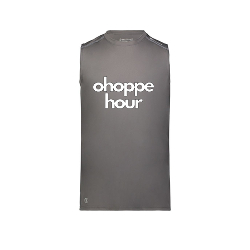 [222593.98D.S-LOGO1] Men's CoolDry TankTop (Adult S, Gray, Logo 1)