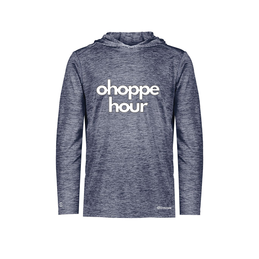 [FOLHCGNV-AS-LOGO1] Decker Men's Charge Hoodie (Adult S, Navy, Logo 1)