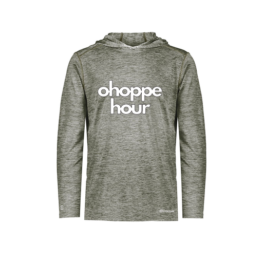 [FOLHCGGY-AS-LOGO1] Decker Men's Charge Hoodie (Adult S, Gray, Logo 1)