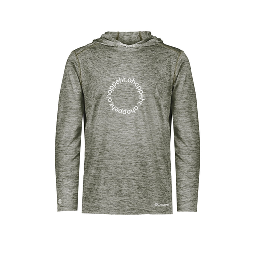 [FOLHCGGY-AS-LOGO2] Decker Men's Charge Hoodie (Adult S, Gray, Logo 2)