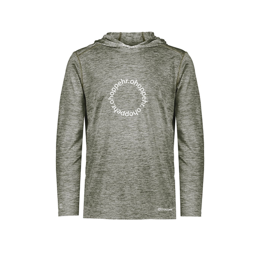 [FOLHCGGY-YS-LOGO2] Decker Youth Charge Hoodie (Youth S, Gray, Logo 2)