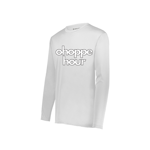 [222822.005.XS-LOGO1] Men's LS Smooth Sport Shirt (Adult XS, White, Logo 1)