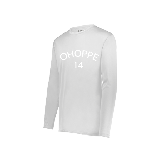 [222822.005.XS-LOGO3] Men's LS Smooth Sport Shirt (Adult XS, White, Logo 3)