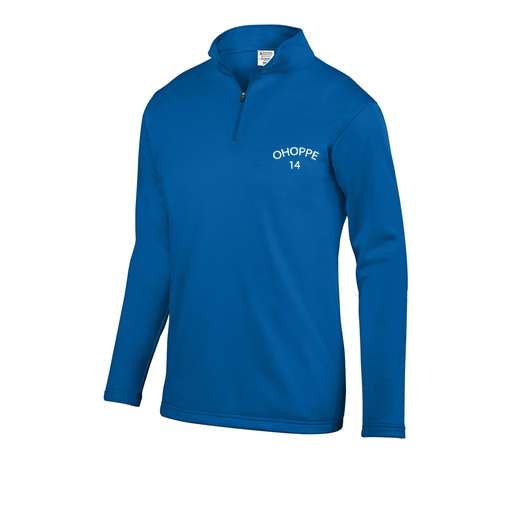 [DFW-FFQZ-RYL-AS-LOGO3] Decker Men's FlexFleece 1/4 Zip (Adult S, Royal, Logo 3)