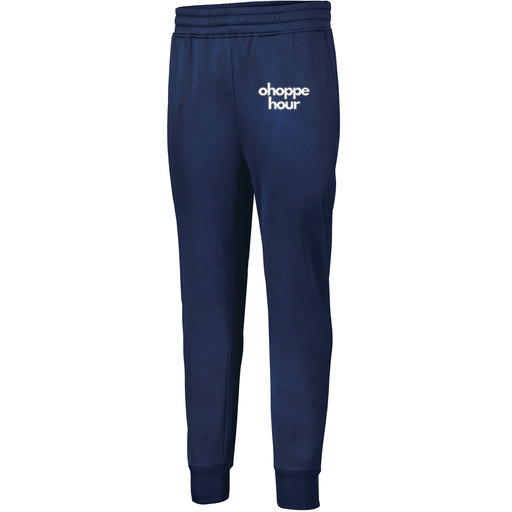 [5566.065.XS-LOGO1] Men's PERFORMANCE FLEECE JOGGER (Adult XS, Navy, Logo 1)
