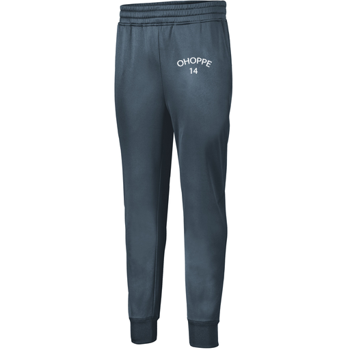 [5566.059.XS-LOGO3] Men's PERFORMANCE FLEECE JOGGER (Adult XS, Gray, Logo 3)