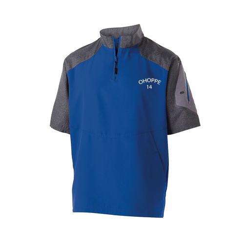 [229545.H02.XS-LOGO3] Men's Raider SS Pullover (Adult XS, Royal, Logo 3)