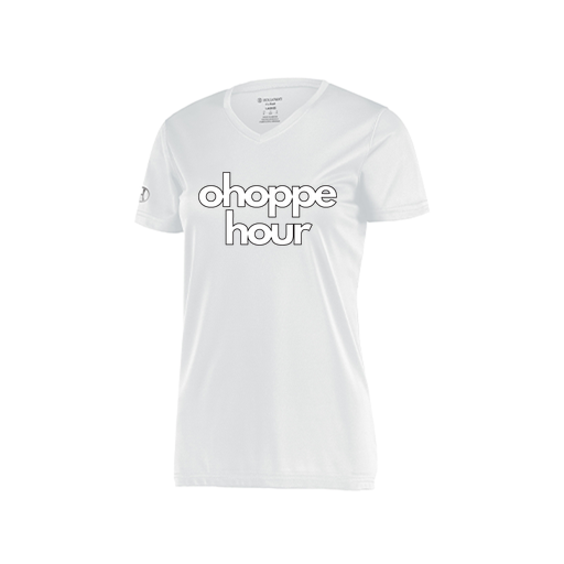 [222820.005.S-LOGO1] Ladies Movement Dri Fit Shirt (Female Adult S, White, Logo 1)